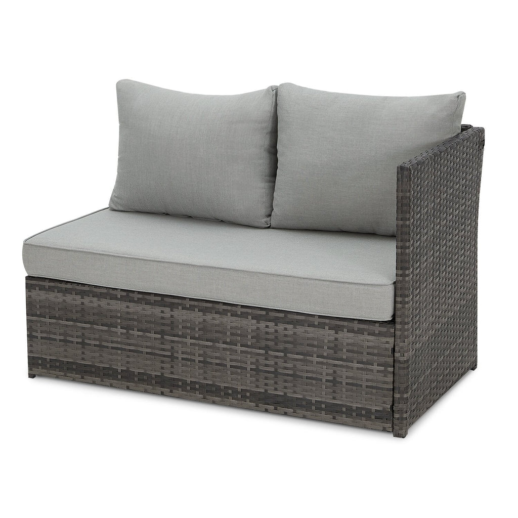 Wicker/Rattan 9 - Person Seating Group with Cushions