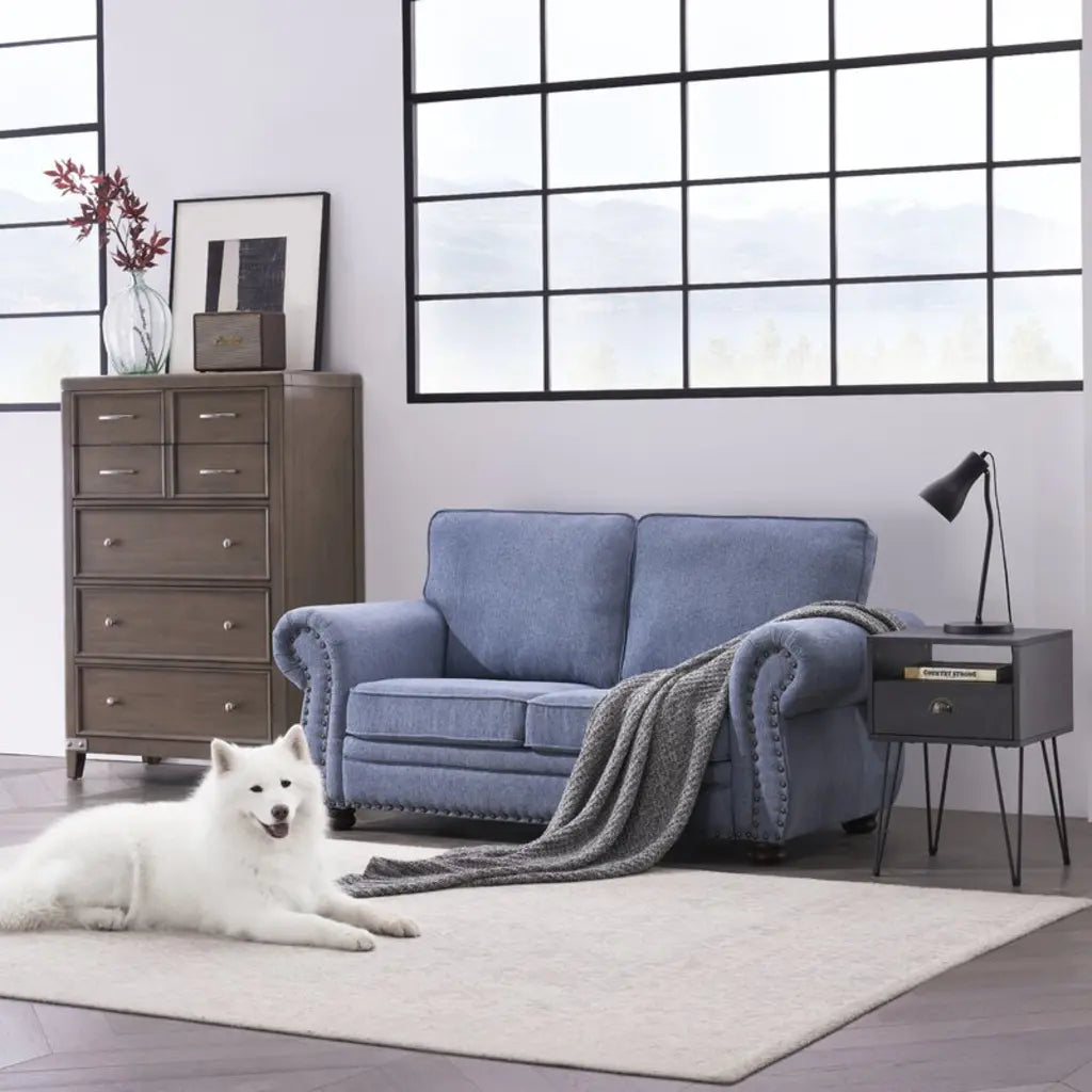 Norberto 66'' Rolled Arm Loveseat