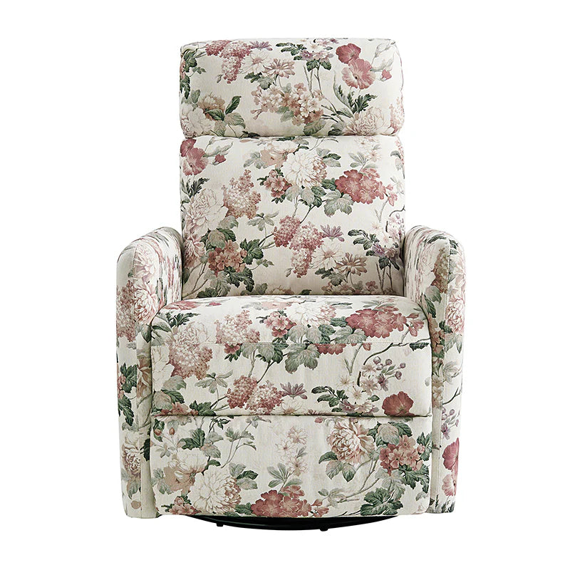 Jessie Mid-century Manual Swivel Recliner