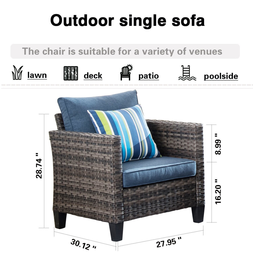 Burhans 5 - Person Seating Group with Cushions?(Set of 5)