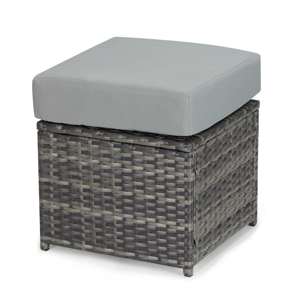 Wicker/Rattan 9 - Person Seating Group with Cushions