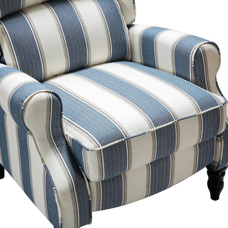 Erdeni Upholstered Manual Wingback Recliner Chair