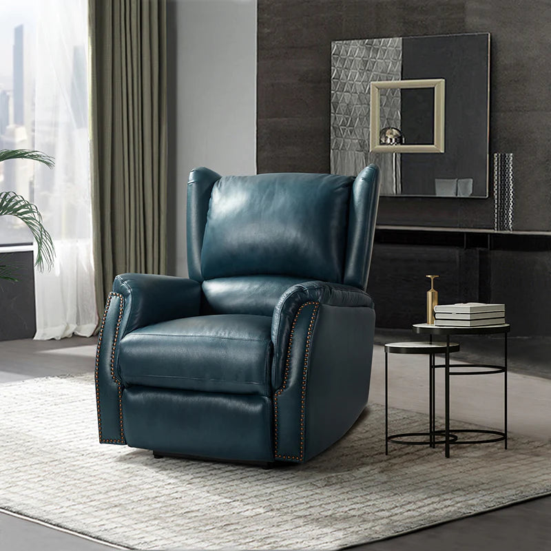 Flora Genuine Leather Power Recliner