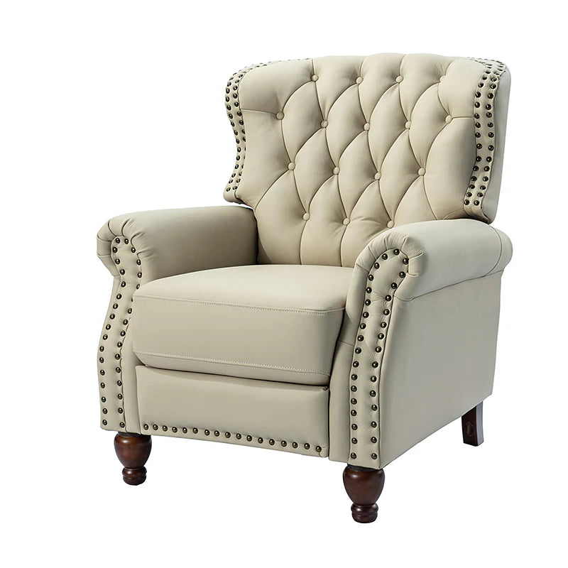 Gabrielle Genuine Leather Oversized Recliner